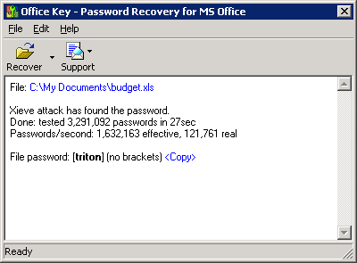crack ms access password